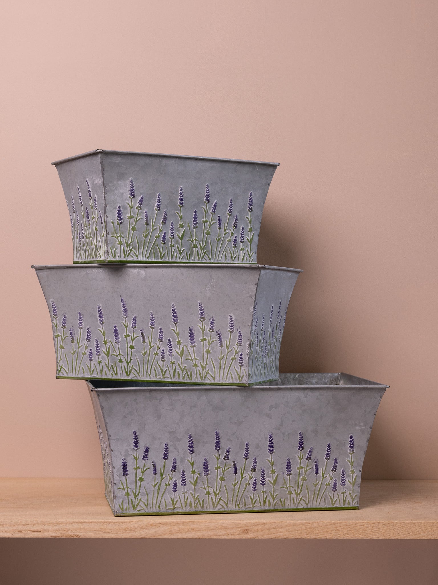 Lavender Aluminium Planters